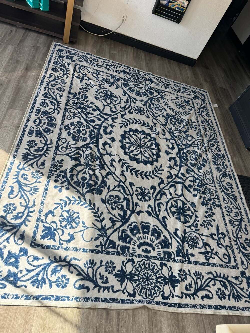 Ruggable Delphina Navy Blue Washable Rug 8x10